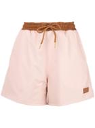 Fila Contrast Waistband Shorts - Pink