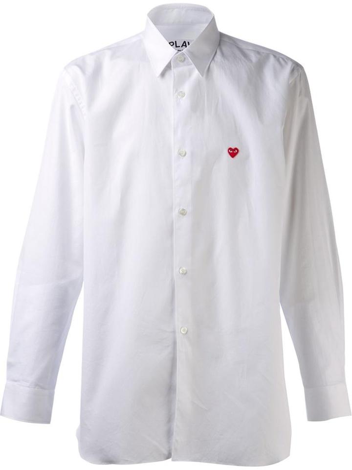 Comme Des Garons Play Classic Button Up Shirt