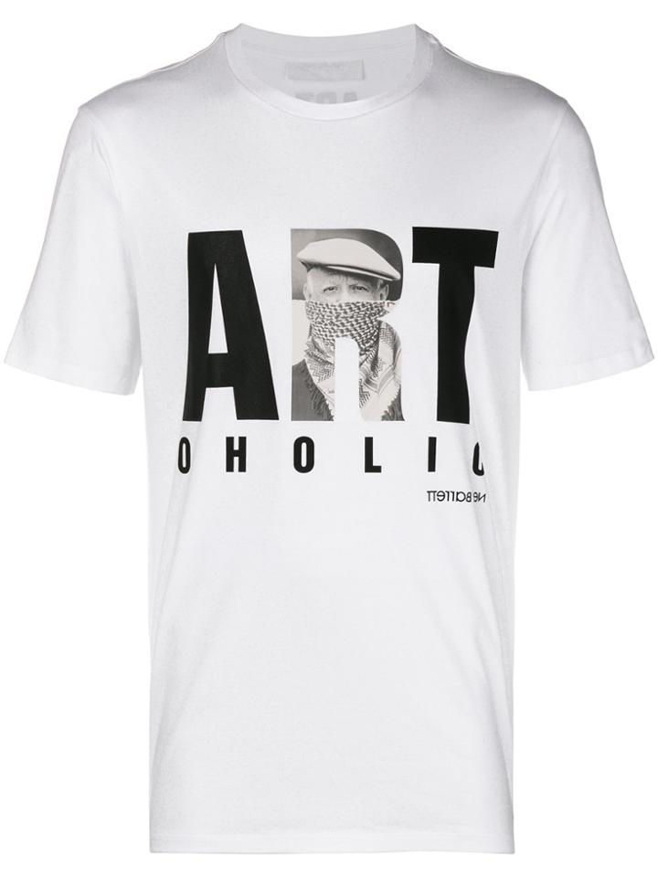 Neil Barrett Slogan Short-sleeve T-shirt - White
