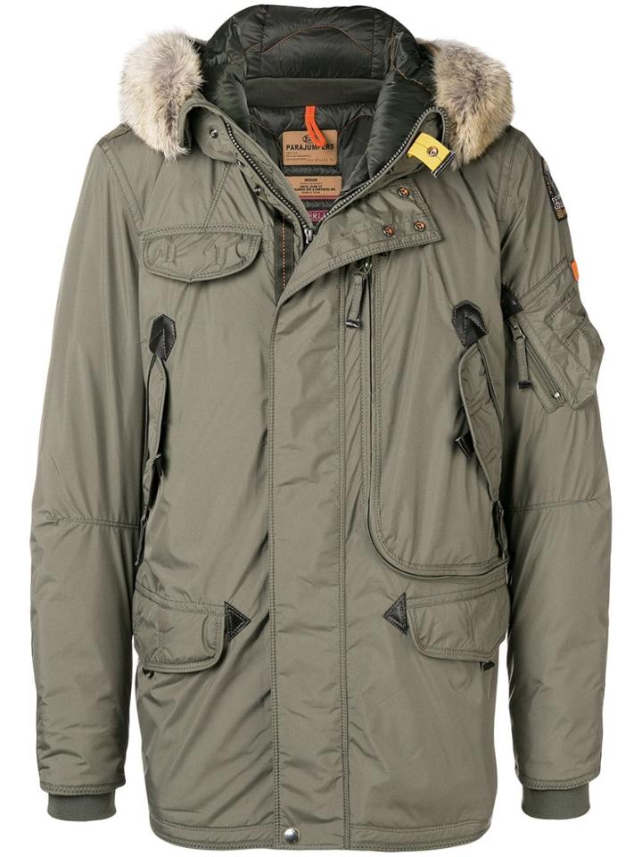 Parajumpers Padded Hooded Coat - Green