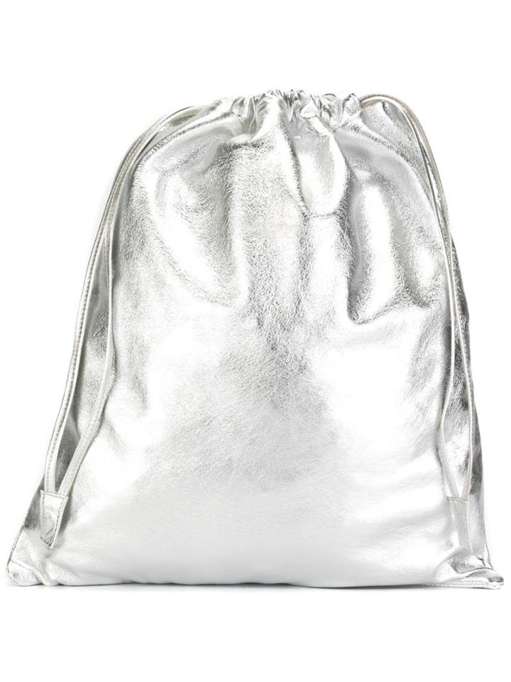 Ports 1961 Large Pouch Bag, Women's, Grey, Lamb Skin