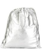 Ports 1961 Large Pouch Bag, Women's, Grey, Lamb Skin
