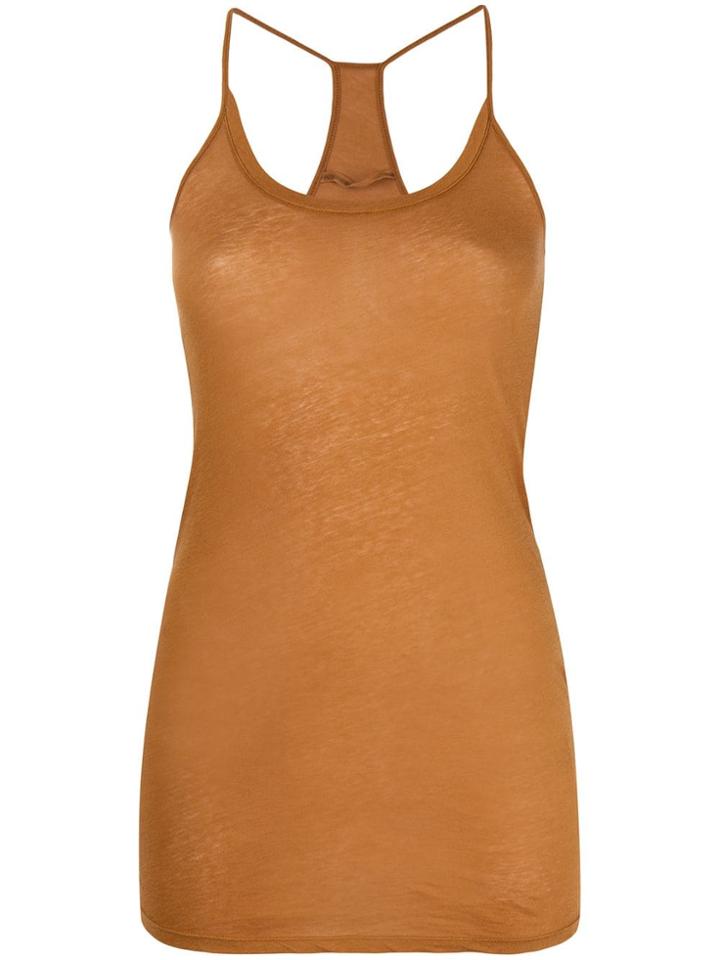 Humanoid Racerback Tank - Brown