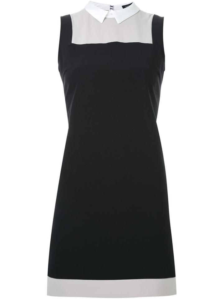 Loveless Classic Collar Mini Dress, Women's, Size: 36, Black, Cupro/polyester/polyurethane
