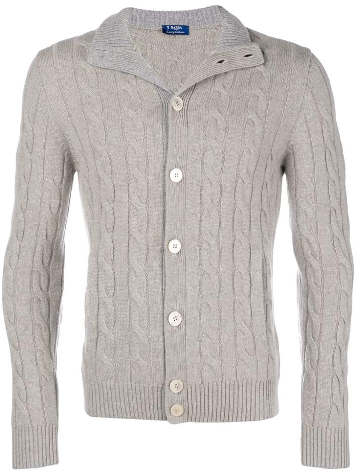 Barba Button Up Cardigan - Nude & Neutrals