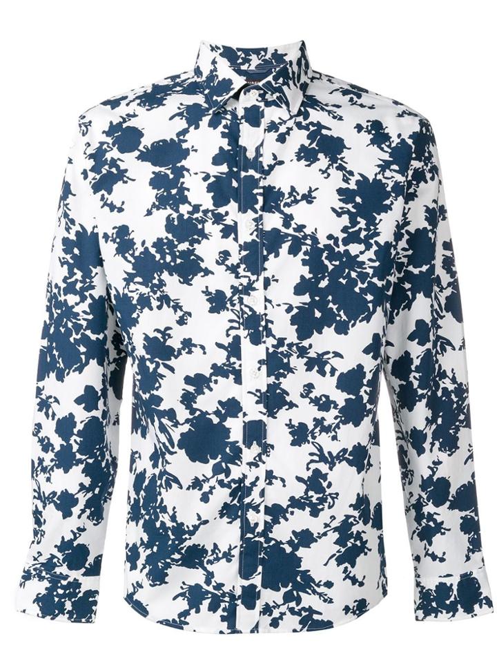 Michael Michael Kors Foliage Print Shirt - Blue