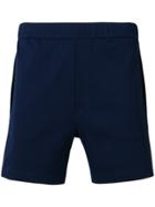 Prada Contrast Side Panel Shorts - Blue