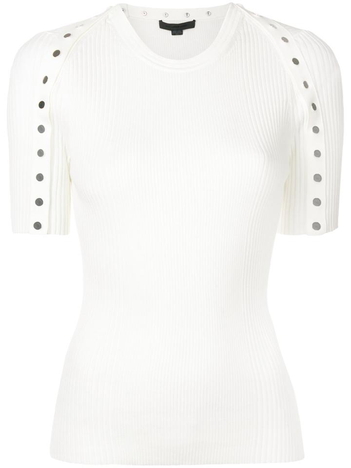 Alexander Wang Classic Short Sleeve Top - White
