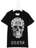 Philipp Plein Kids Glory T-shirt, Toddler Boy's, Size: 4 Yrs, Black