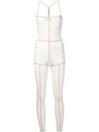 Ann Demeulemeester Exposed Seam Sheer Jumpsuit