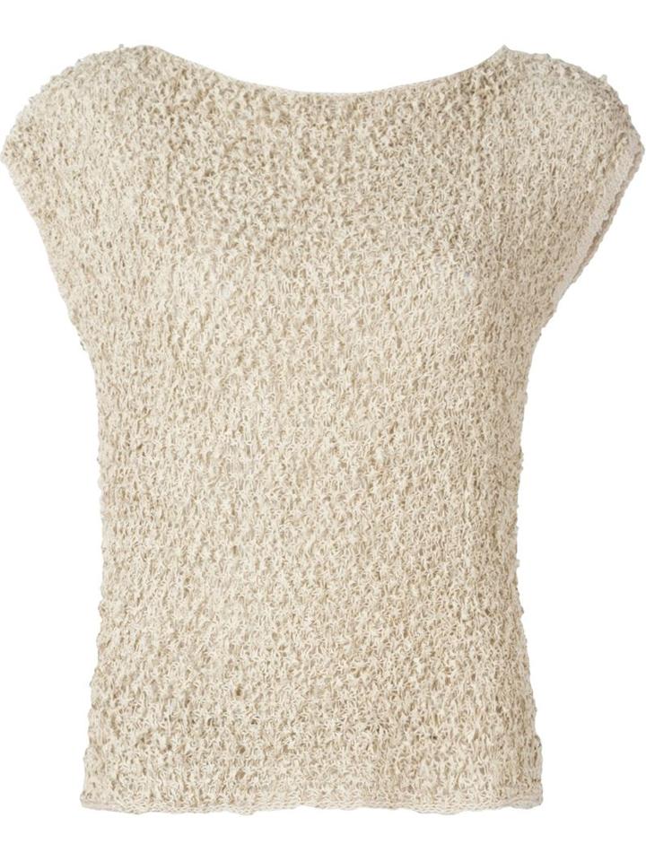 Alberta Ferretti Short Sleeve Knit Top