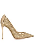 Gianvito Rossi Mesh Panel Pumps - Gold