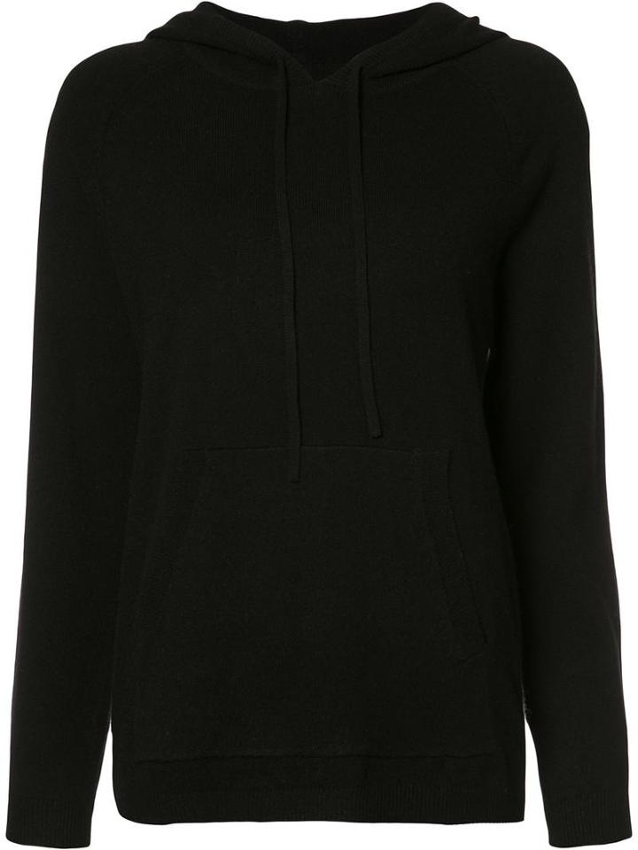 Chinti And Parker Track Hoodie, Women's, Size: Small, Black, Cashmere