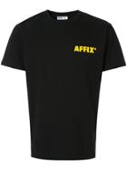 Affix Logo Print T-shirt - Black