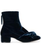 No21 Bow Embellished Boots - Blue