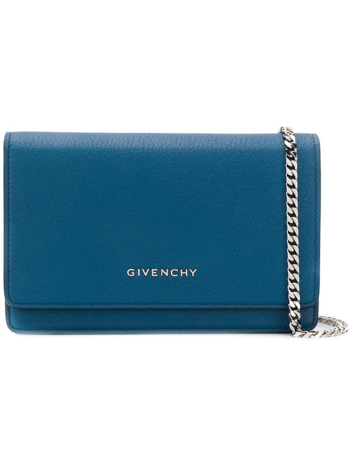 Givenchy Small 'pandora' Clutch - Blue