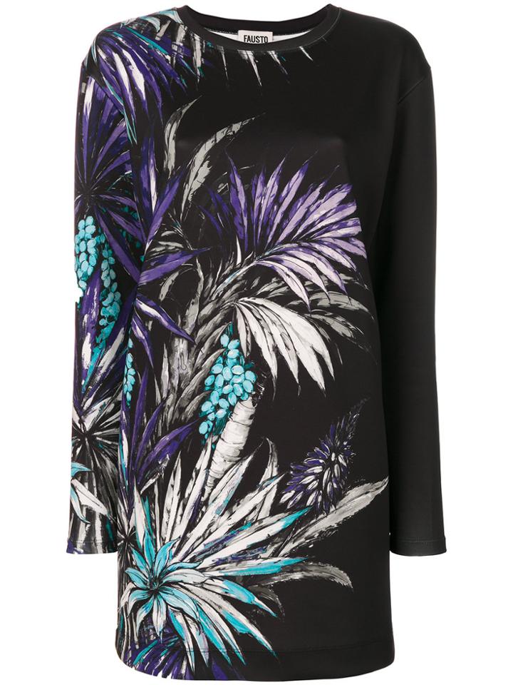 Fausto Puglisi Printed Dress - Black