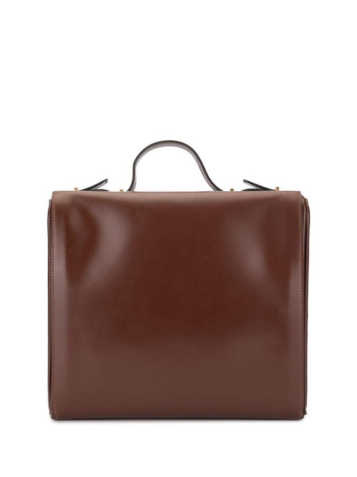 Hermès Pre-owned Logos Briefcase - Brown