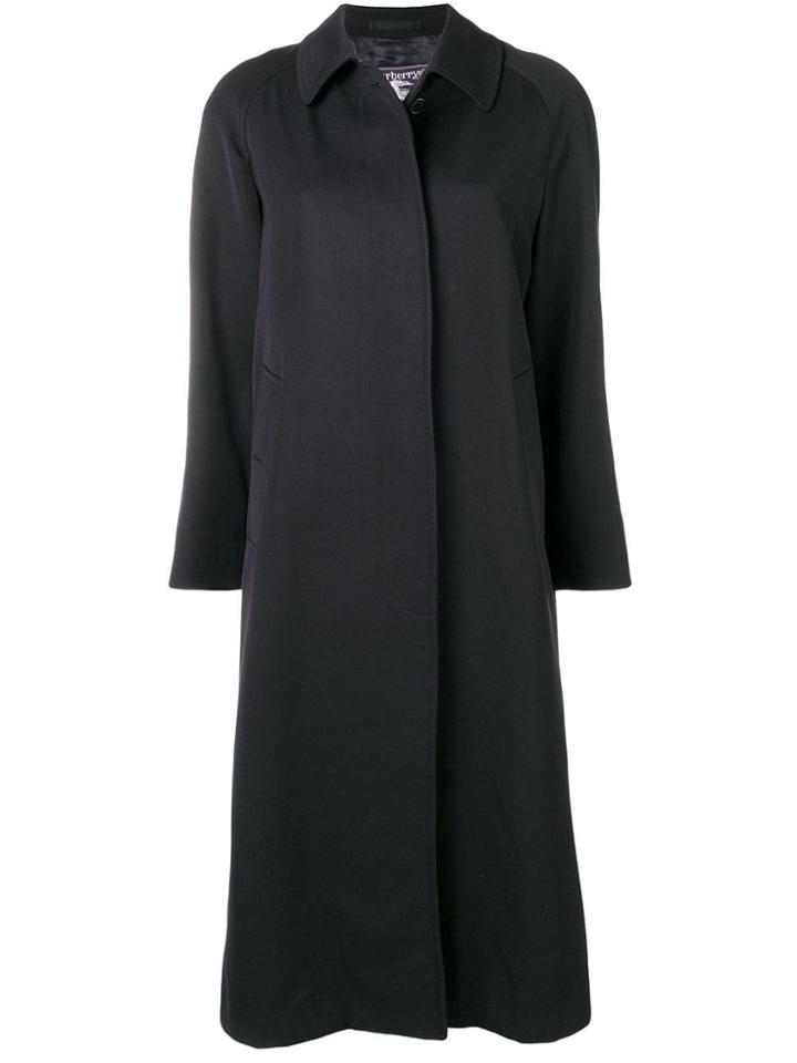 Burberry Vintage Burberry Coat - Blue