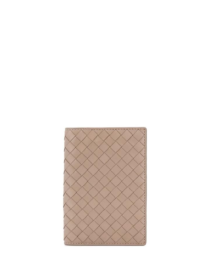 Bottega Veneta Interwoven Passport Case - Brown