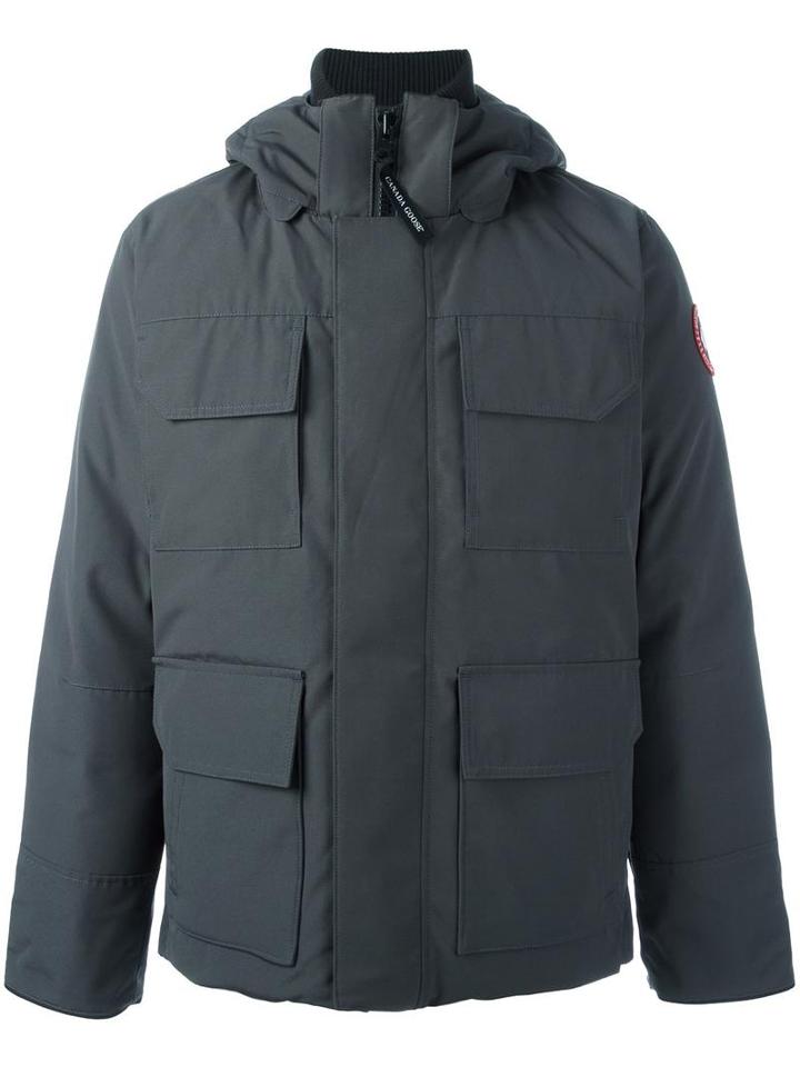 Canada Goose 'maitland' Padded Jacket, Men's, Size: Xl, Grey, Cotton/feather Down/nylon/polyester