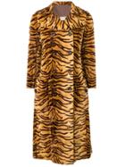 A.n.g.e.l.o. Vintage Cult 1960's Tiger Print Coat - Neutrals