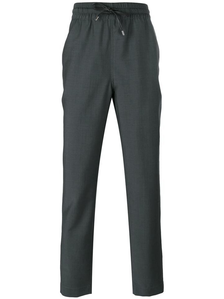 Bernardo Giusti Drawstring Track Pants, Men's, Size: 50, Grey, Mohair/wool