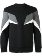 Neil Barrett Geometric Sweatshirt - Black