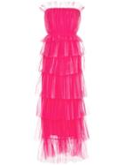 Carolina Herrera Ruffled Strapless Gown - Pink