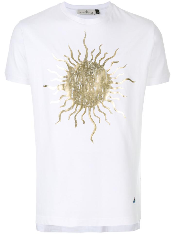 Vivienne Westwood Sun Foil Print T-shirt - White