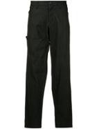 Yohji Yamamoto N-r Hole Stole Denim Pants - Black