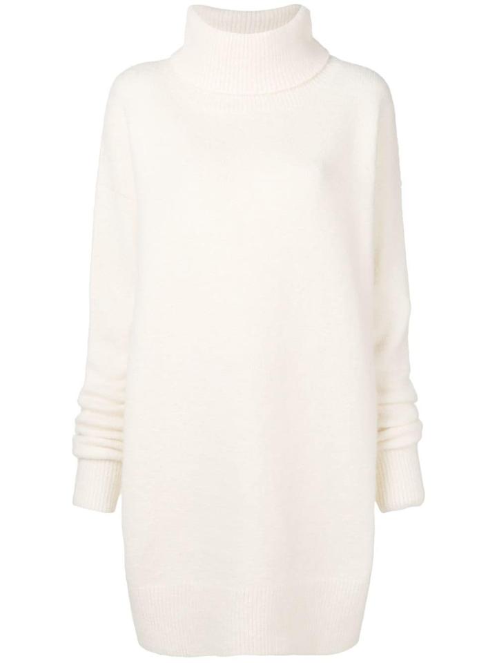 John Elliott Mid-length Turtleneck Sweater - White