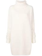 John Elliott Mid-length Turtleneck Sweater - White