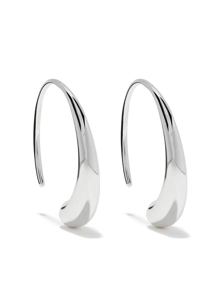 Georg Jensen Mercy Large Earhoops - Silver