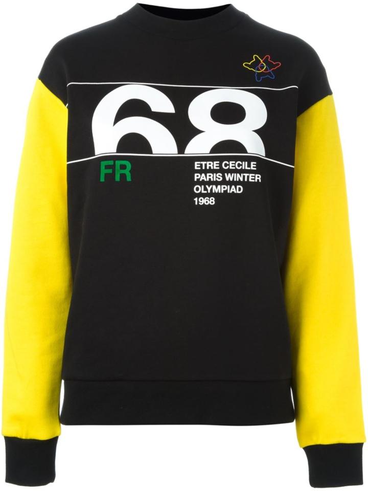 Être Cécile Address Print Sweatshirt