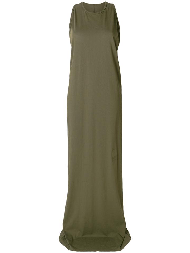 Rick Owens Drkshdw Racerback Long Dress - Green