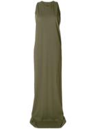 Rick Owens Drkshdw Racerback Long Dress - Green