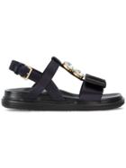 Marni Fussbett Crystal Embellished Sandals - Blue