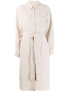 Mara Hoffman Belted Shirt Dress - Neutrals