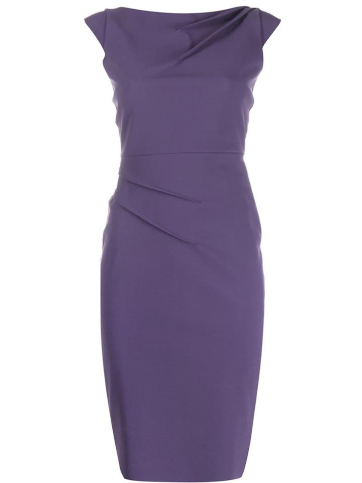 Le Petite Robe Di Chiara Boni Fitted Midi Dress - Purple