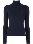 See By Chloé - Fine Knit Sweater - Women - Cotton/nylon/spandex/elastane/wool - Xs, Blue, Cotton/nylon/spandex/elastane/wool