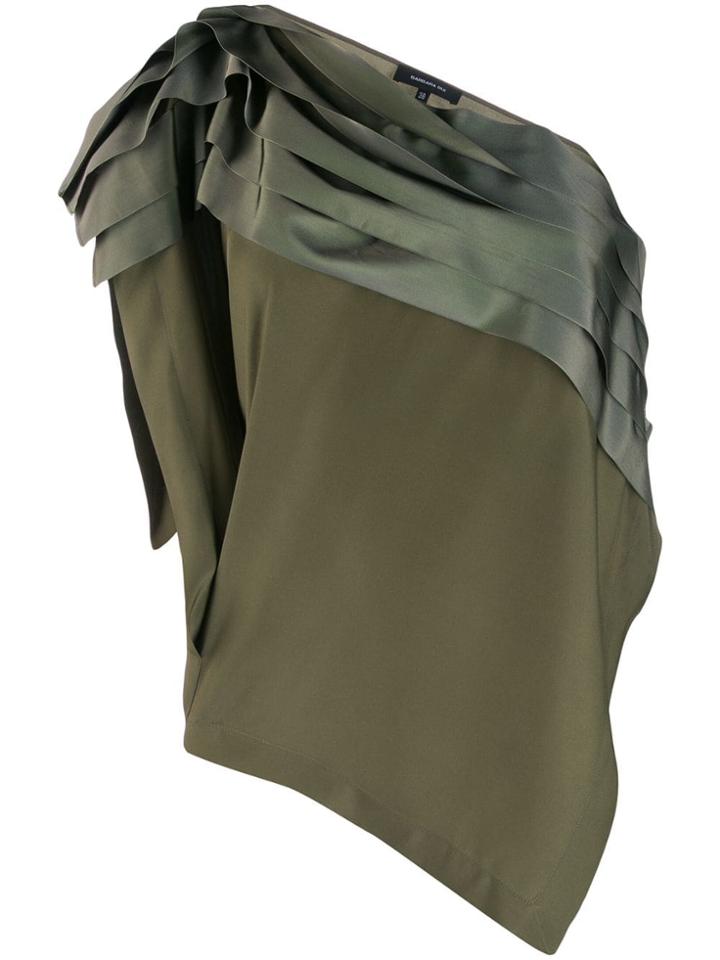 Barbara Bui Asymmetric Blouse - Green