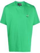 Raf Simons X Fred Perry Short Sleeve Logo Plaque T-shirt - Green