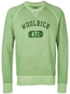 Woolrich Logo Print Sweatshirt - Green