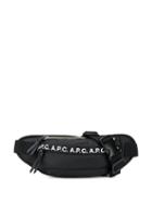 A.p.c. Logo Print Belt Bag - Black