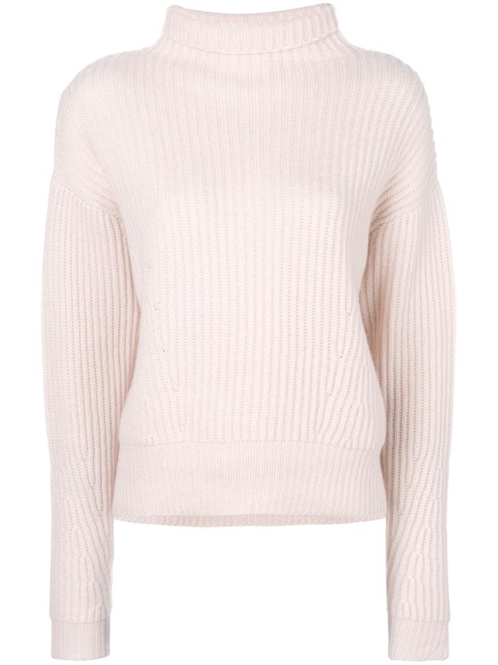 Le Kasha Verbier Ribbed-knit Sweater - Pink & Purple