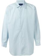 Études Studio Classic Collar Shirt, Men's, Size: 46, Blue, Cotton
