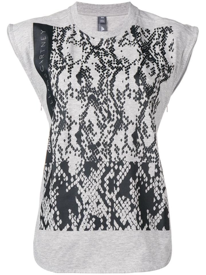 Adidas By Stella Mccartney Python Graphic Tank Top - Grey