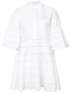 Carven - Shirt Dress - Women - Cotton - 38, White, Cotton