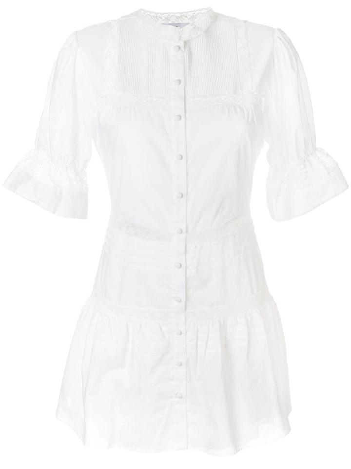 Sir. Maci Button Down Mini Dress - White